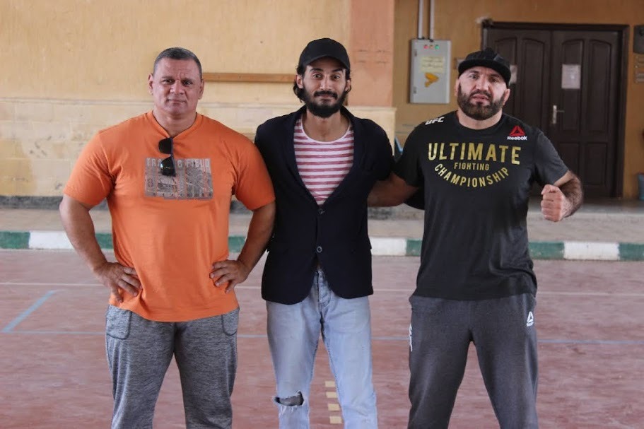 Content Agency team with an international sports champion